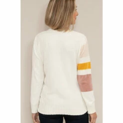 Best reviews of 🌟 Anna Rose Colour Block Chenille Knit Top For Female 👍 -Anna Rose Shop unnamed file 1008