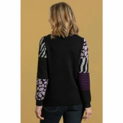 Budget ✔️ Anna Rose Printed Knit Top For Female 🛒 -Anna Rose Shop unnamed file 1049