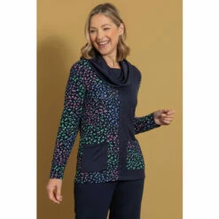 Promo ❤️ Anna Rose Embellished Patchwork Knit Top For Female 🤩 -Anna Rose Shop unnamed file 1056