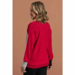 Budget 😉 Anna Rose Colour Block Knit Top For Female ⭐ -Anna Rose Shop unnamed file 1063