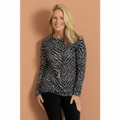 Top 10 😀 Anna Rose Animal Print Knit Top With Necklace For Female 😍