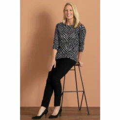 Top 10 😀 Anna Rose Animal Print Knit Top With Necklace For Female 😍 -Anna Rose Shop unnamed file 1088