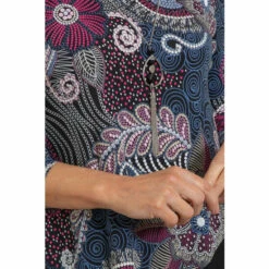 Hot Sale 🌟 Anna Rose Textured Printed Jersey Tunic Top With Necklace For Female 🤩 -Anna Rose Shop unnamed file 110