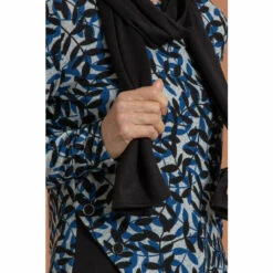 Brand new 🔔 Anna Rose Leaf Print Knitted Top With Scarf For Female 🌟 -Anna Rose Shop unnamed file 1103