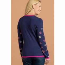 Best Pirce ⭐ Anna Rose Embellished Heart Print Knit Top For Female 🌟 -Anna Rose Shop unnamed file 1148