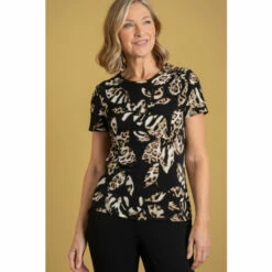 Promo ⭐ Anna Rose Floral Animal Printed Jersey Top For Female 🧨 -Anna Rose Shop unnamed file 1156