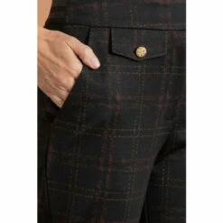 Promo 💯 Anna Rose Printed Check Ponte Trousers For Female ⌛ -Anna Rose Shop unnamed file 1175