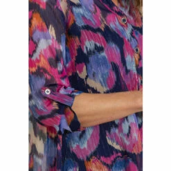 Wholesale 🔥 Anna Rose Semi Sheer Shimmer Printed Blouse For Female ✔️ -Anna Rose Shop unnamed file 118