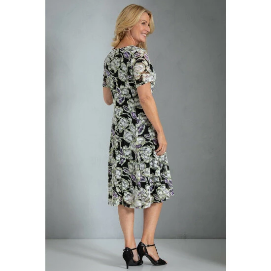 New π Anna Rose Textured Floral Mesh π Dress For Female π― 3 New π Anna Rose Textured Floral Mesh π Dress For Female π― - Image 3