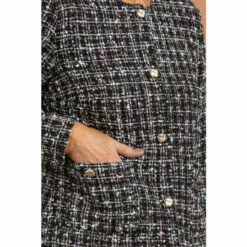 Budget 🔥 Anna Rose Button Check Jacket For Female 💯 -Anna Rose Shop unnamed file 1252