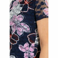 Cheap ✨ Anna Rose Short Sleeve Floral Printed Mesh Top For Female 🧨 -Anna Rose Shop unnamed file 1268