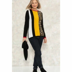 Best reviews of 🔔 Anna Rose Colour Block Jumper With Scarf For Female 🛒 -Anna Rose Shop unnamed file 127