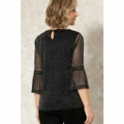 Flash Sale 🥰 Anna Rose Glitter Mesh Top With Necklace For Female 😉 -Anna Rose Shop unnamed file 1277