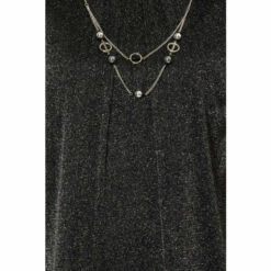 Flash Sale 🥰 Anna Rose Glitter Mesh Top With Necklace For Female 😉 -Anna Rose Shop unnamed file 1278