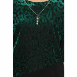 Cheap 💯 Anna Rose Velour And Chiffon Top With Necklace For Female 🔥 -Anna Rose Shop unnamed file 1283