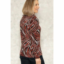 Deals 🌟 Anna Rose Printed Brushed Knit Top For Female 🧨 -Anna Rose Shop unnamed file 1299