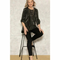 Coupon βοΈ Anna Rose Pleated Top With Necklace For Female π