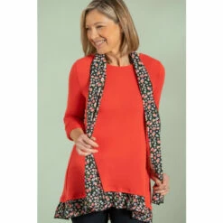 Best reviews of 🧨 Anna Rose Knitted Top With Floral Chiffon Scarf For Female 🎁 -Anna Rose Shop unnamed file 1331