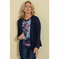 Promo ⌛ Anna Rose Textured Print Top With Cardigan For Female ⌛ -Anna Rose Shop unnamed file 135