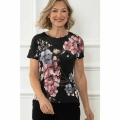 Top 10 🛒 Anna Rose Floral Short Sleeve Jersey Top For Female 🎉 -Anna Rose Shop unnamed file 1359