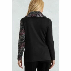 Discount 🔥 Anna Rose Patchwork Cowl Neck Knit Top For Female 🥰 -Anna Rose Shop unnamed file 1373