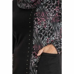 Discount 🔥 Anna Rose Patchwork Cowl Neck Knit Top For Female 🥰 -Anna Rose Shop unnamed file 1374