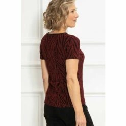 Discount ❤️ Anna Rose Sparkle Animal Print Top For Female 👏 -Anna Rose Shop unnamed file 1380