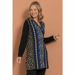 Best Pirce 😀 Anna Rose Printed Pin Fastening Cardigan For Female 🔥 -Anna Rose Shop unnamed file 170