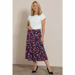 Budget ✔️ Anna Rose Petal Printed Midi 👗 Skirt For Female 😍