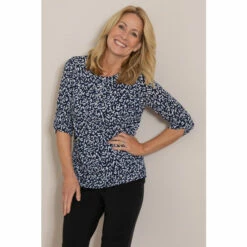 Discount 😉 Anna Rose Shimmer Print Top For Female ✔️ -Anna Rose Shop unnamed file 196