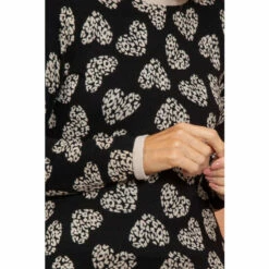 Best Sale 🤩 Anna Rose Animal Heart Print Knit Top For Female 🎁 -Anna Rose Shop unnamed file 207