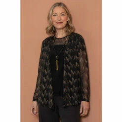 Promo 🛒 Anna Rose Shimmer Foil Print Two Piece Top With Necklace For Female ✨ -Anna Rose Shop unnamed file 239