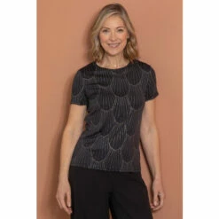 Coupon 😍 Anna Rose Shimmer Print Jersey Top For Female 💯 -Anna Rose Shop unnamed file 247