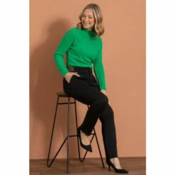 Deals 😉 Anna Rose Ponte Slim Leg Trousers For Female ✨