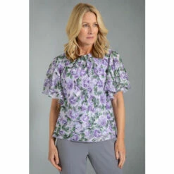 Coupon β Anna Rose Floral Print Shimmer Georgette Top For Female βοΈ