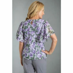 Coupon ⌛ Anna Rose Floral Print Shimmer Georgette Top For Female ✔️ -Anna Rose Shop unnamed file 250