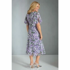 Best Pirce 👍 Anna Rose Floral Shimmer Georgette Midi 👗 Dress For Female 👍 -Anna Rose Shop unnamed file 259