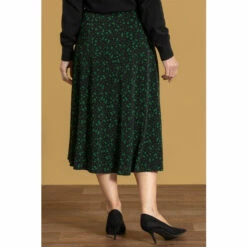 Best Sale 👍 Anna Rose Floral Print Pull On Midi 👗 Skirt For Female 🎁 -Anna Rose Shop unnamed file 326