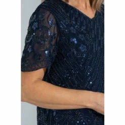 Wholesale 💯 Anna Rose Embellished Short Sleeve Mesh Top For Female 👍 -Anna Rose Shop unnamed file 45