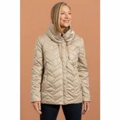 Promo 🥰 Anna Rose Geometric Quilted Jacket For Female 😍