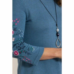 Coupon ⭐ Anna Rose Embroidered Knit Top With Necklace For Female 🎁 -Anna Rose Shop unnamed file 50