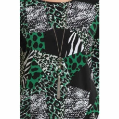 Deals 😉 Anna Rose Animal Print Jersey Tunic Top With Necklace For Female 🌟 -Anna Rose Shop unnamed file 504