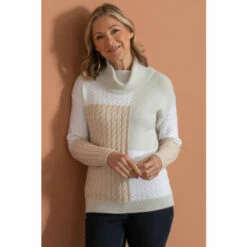 Best Sale 😉 Anna Rose Colour Block Knit Top For Female ✨