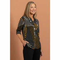 Brand new 😀 Anna Rose Printed Textured Blouse With Necklace For Female 😀