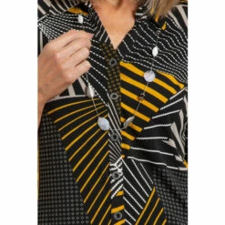 Brand new 😀 Anna Rose Printed Textured Blouse With Necklace For Female 😀 -Anna Rose Shop unnamed file 539