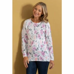 Flash Sale 🎉 Anna Rose Floral Print Rib Knit Top For Female 😉 -Anna Rose Shop unnamed file 595