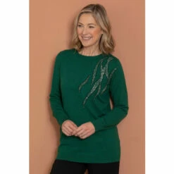 Top 10 👏 Anna Rose Embellished Knit Top For Female 🎉