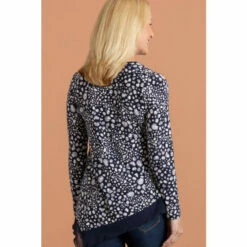 Wholesale 🎁 Anna Rose Textured Brush Print Dip Hem Top For Female 👍 -Anna Rose Shop unnamed file 646