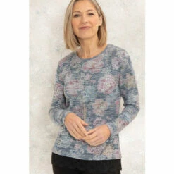 Brand new 🌟 Anna Rose Floral Print Lace Trim Top For Female 🎁 -Anna Rose Shop unnamed file 654