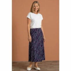 Best deal 👏 Anna Rose Printed Brushed Knit Midi 👗 Skirt For Female 👍 -Anna Rose Shop unnamed file 677
